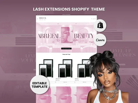 Beauty – Shopify 2.0 Theme for Lash Extensions & Beauty Brands | No-Code, Mobile-Optimized, Canva Banners Included