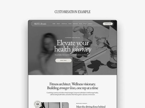 Skye Brooks – Fitness & Wellness Coach WordPress Theme for Personal Trainers, Nutritionists & Health Experts